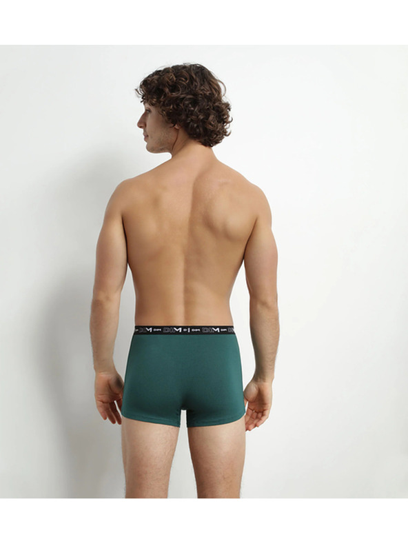 DIM Moške boksarice 3 kosi - temno zelene - modre - črne