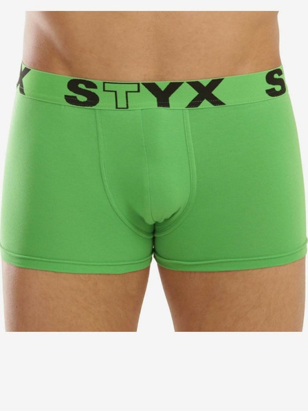 Styx Moške boksarice Styx športne elastične zelene