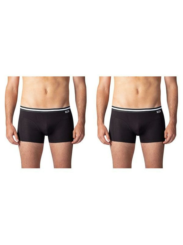 Bellinda Dvojni paket bombažnih boksaric - črne