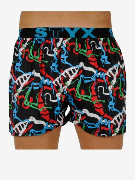 Styx Moške športne gumijaste hlače Styx art jungle
