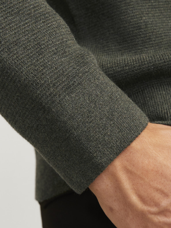 Jack & Jones Kaki Jack & Jones Moški pulover