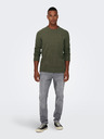 ONLY & SONS Kaki moške jopice ONLY & SONS Ese Sweater