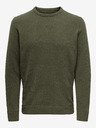 ONLY & SONS Kaki moške jopice ONLY & SONS Ese Sweater