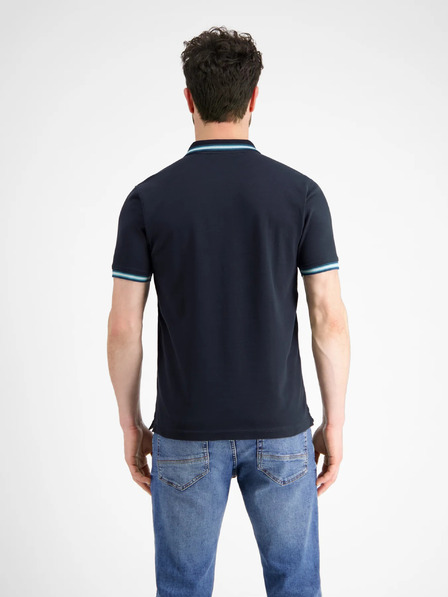 LERROS Temno modra moška polo majica LERROS