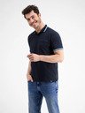 LERROS Temno modra moška polo majica LERROS