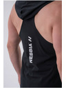 Nebbia Fitnes majica s kapuco 323 Black Nebbia