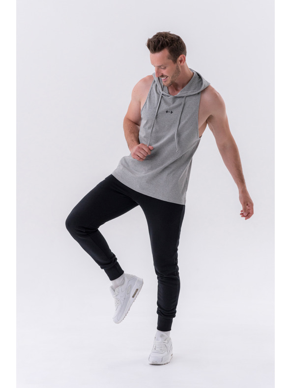 Nebbia 323 Nebbia fitnes majica s kapuco