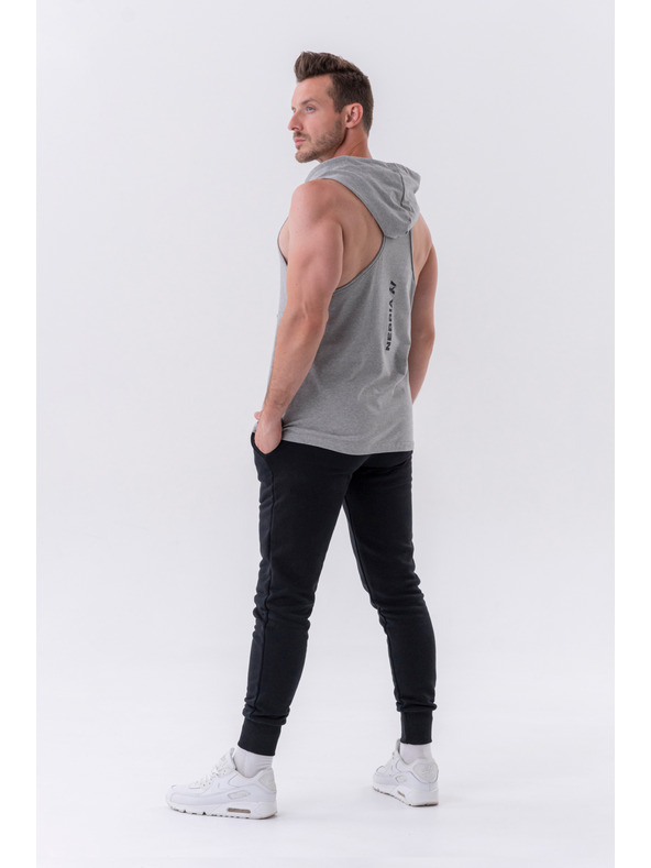 Nebbia 323 Nebbia fitnes majica s kapuco