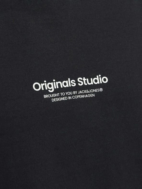Jack & Jones Moška črna majica Jack & Jones