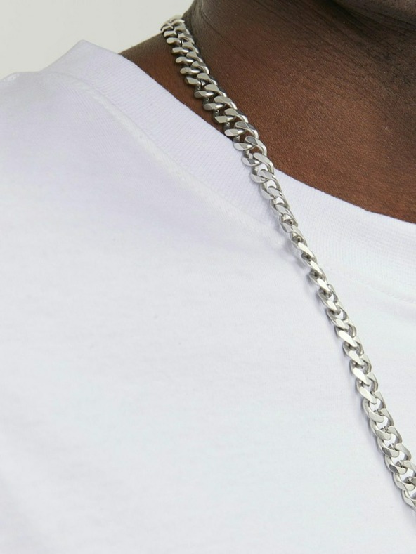 Jack & Jones Bela moška jopa s kapuco Jack & Jones