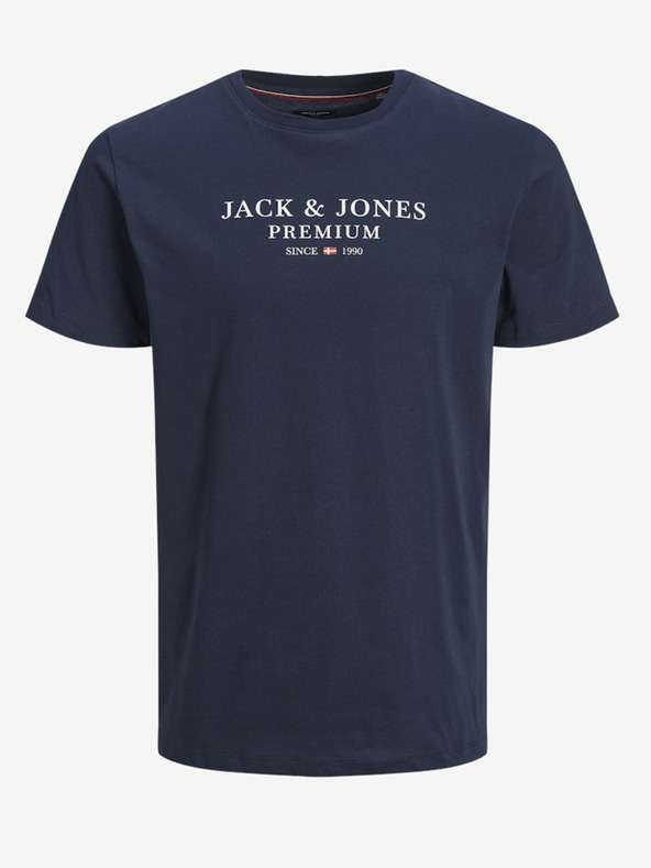 Jack & Jones Jack & Jones temno modra moška jopa s kapuco