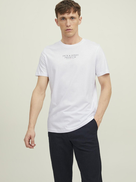Jack & Jones Bela moška jopa s kapuco Jack & Jones