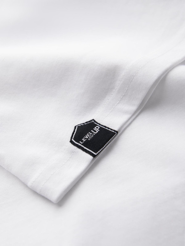 Ombre Clothing Moška potiskana majica z dolgimi rokavi - črna V1 OM-LSPT-0119 Ombre Clothing