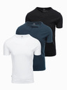 Ombre Clothing Moška majica brez potiska - mešanica 3 kosov Z29 Ombre Clothing
