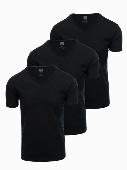 Ombre Clothing Moška majica brez potiska - mešanica 3 kosov Z29 Ombre Clothing
