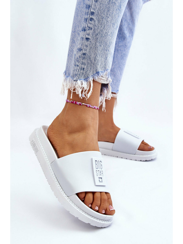 BIG STAR SHOES Ženski copati Big Star White