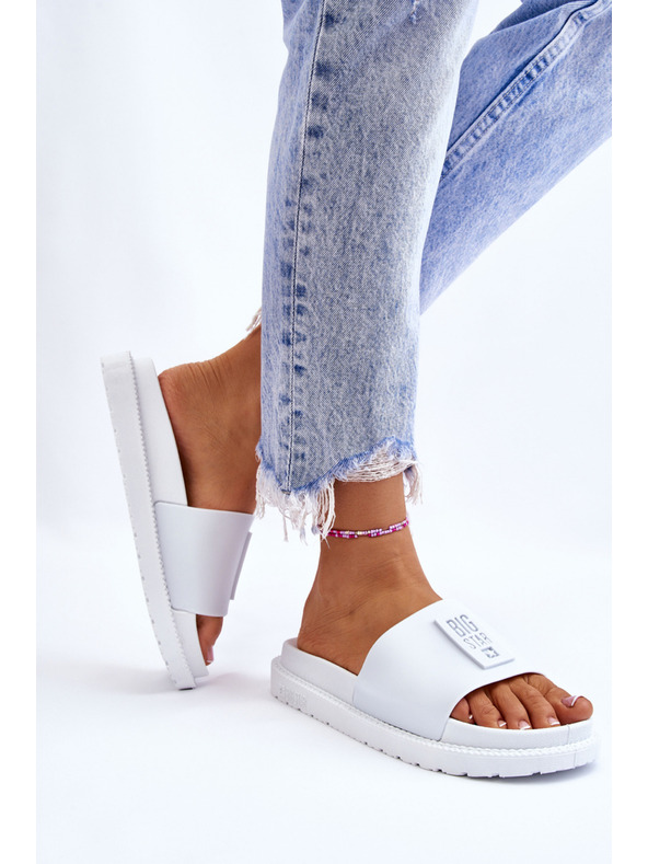 BIG STAR SHOES Ženski copati Big Star White