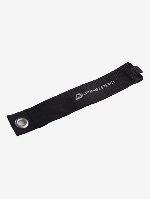 ALPINE PRO Nosilec na velcro 6 kosov ALPINE PRO LOOPO črna