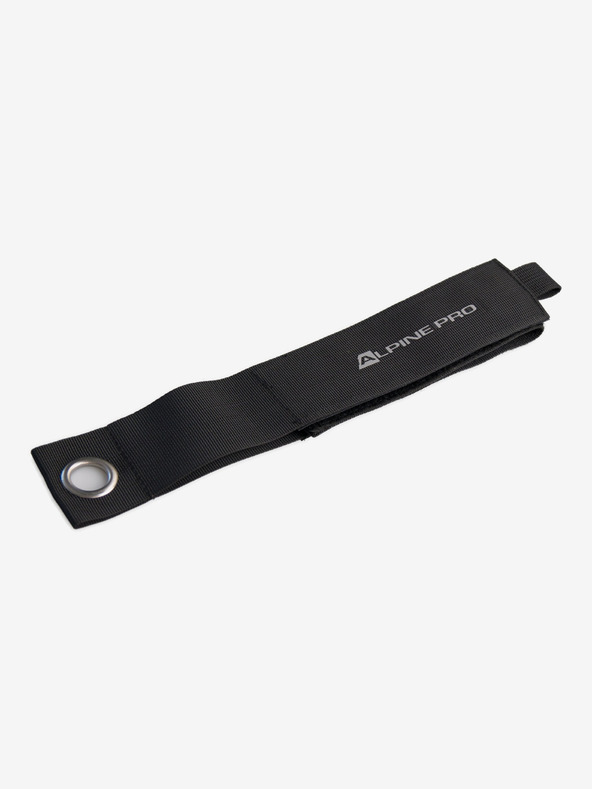 ALPINE PRO Nosilec na velcro 6 kosov ALPINE PRO LOOPO črna