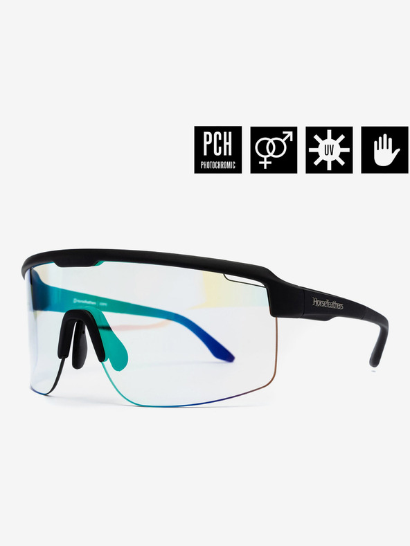 Horsefeathers Fotokromatska očala Scorpio - mat črna/zrcalno zelena HORSEFEATHERS