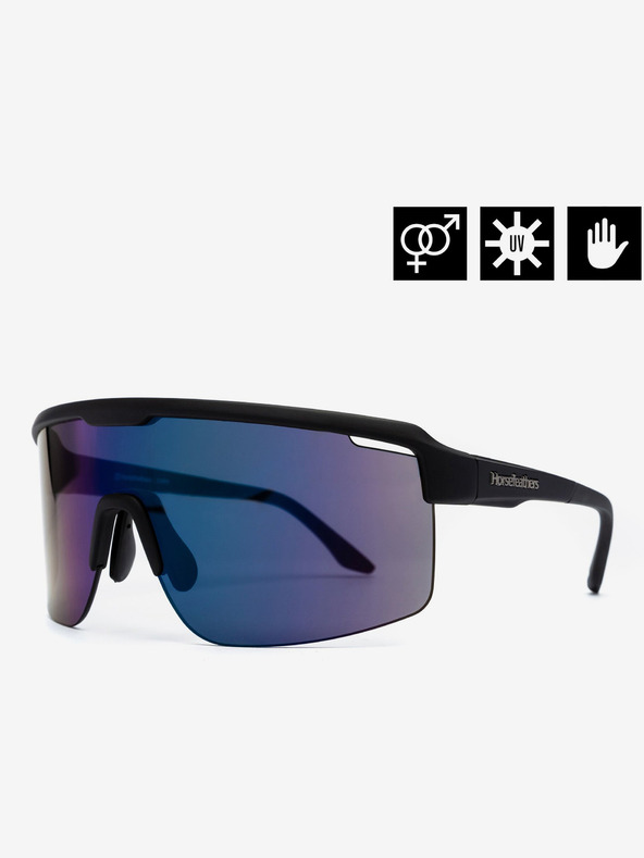 Horsefeathers Kolesarska očala Scorpio - mat črna/zrcalno zelena HORSEFEATHERS