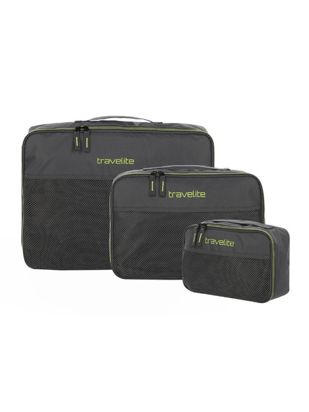 Travelite Pakirne kocke Travelite S,M,L Antracit