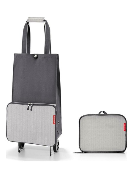 Reisenthel Torba Reisenthel Foldabletrolley Herringbone Grey
