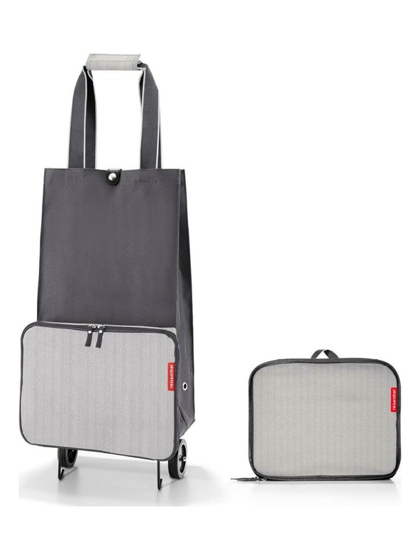 Reisenthel Torba Reisenthel Foldabletrolley Herringbone Grey