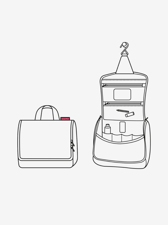 Reisenthel Siva Reisenthel ženska toaletna torbica Twist Silver