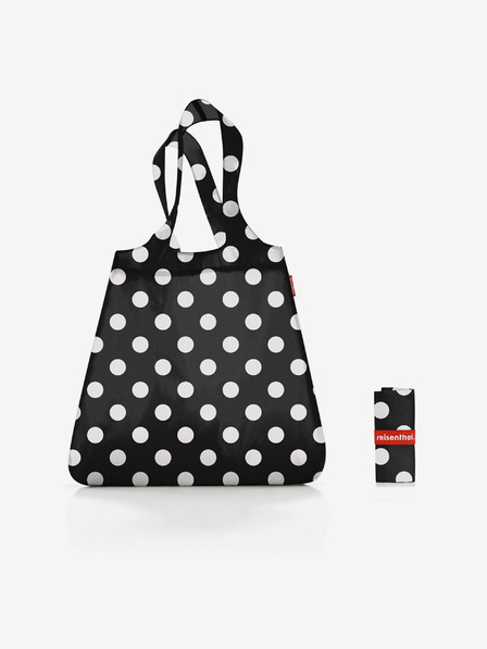 Reisenthel Črna ženska nakupovalna torba s pikami Reisenthel Mini Maxi Shopper Dots White