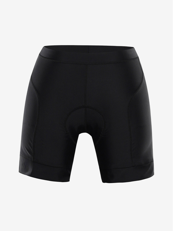 ALPINE PRO Ženske kolesarske kratke hlače ALPINE PRO ARSA črne