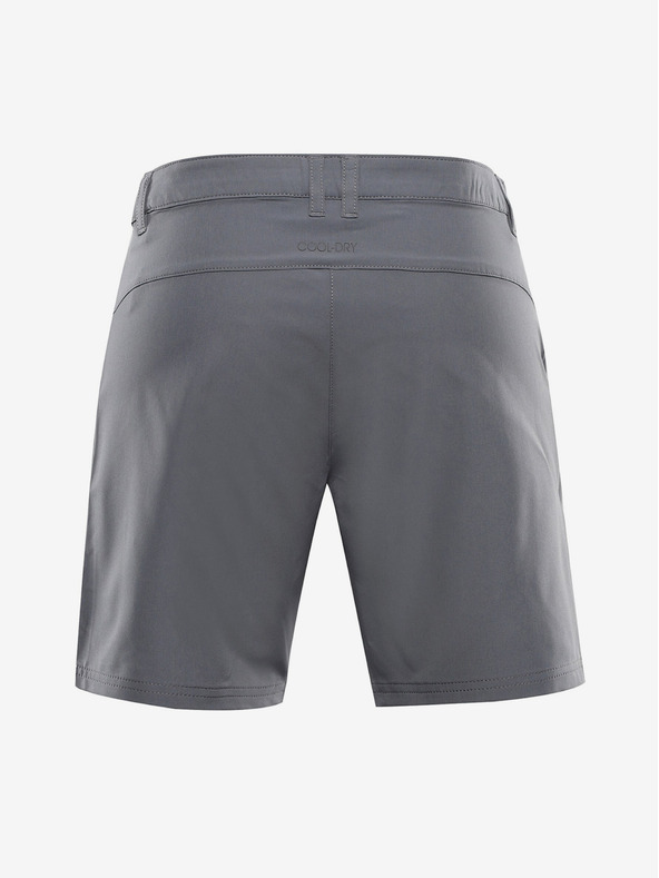 ALPINE PRO Ženske softshell kratke hlače ALPINE PRO BAKA dimljen biser