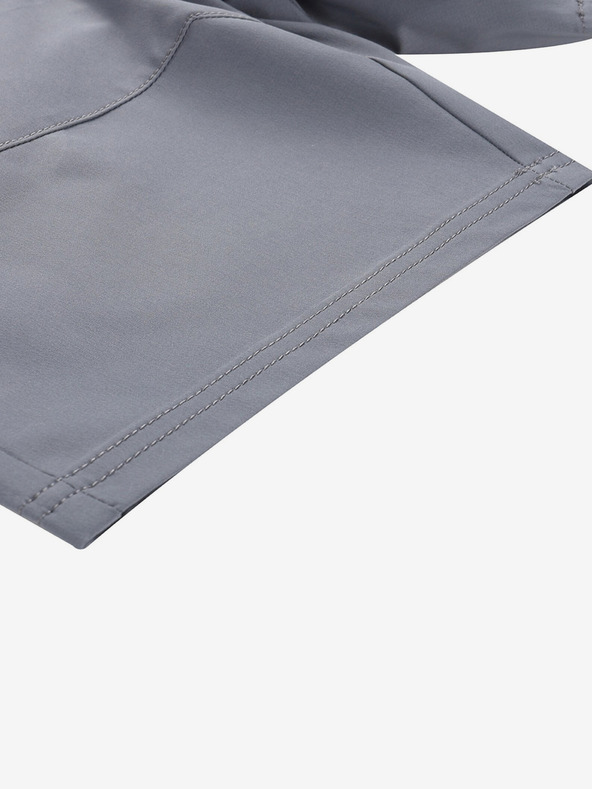 ALPINE PRO Ženske softshell kratke hlače ALPINE PRO BAKA dimljen biser