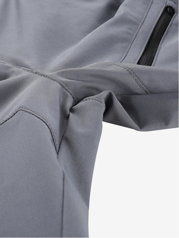 ALPINE PRO Ženske softshell kratke hlače ALPINE PRO BAKA dimljen biser