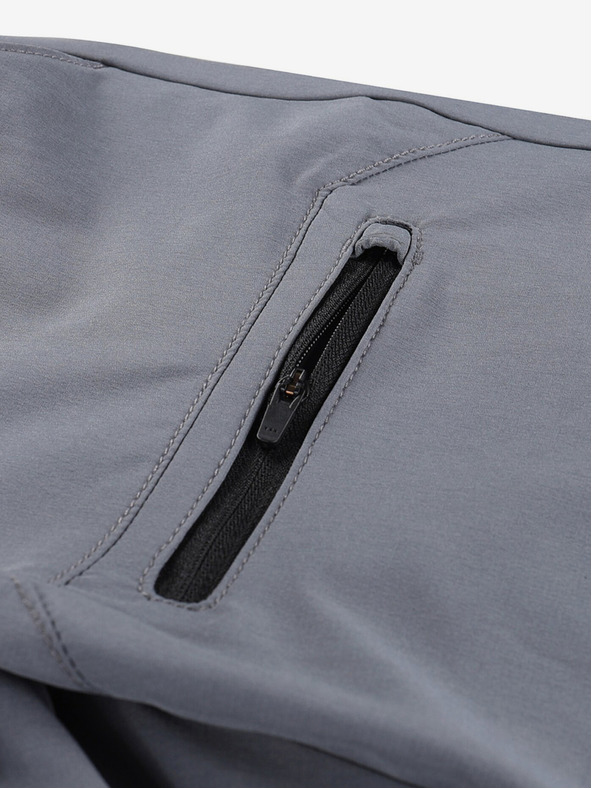 ALPINE PRO Ženske softshell kratke hlače ALPINE PRO BAKA dimljen biser