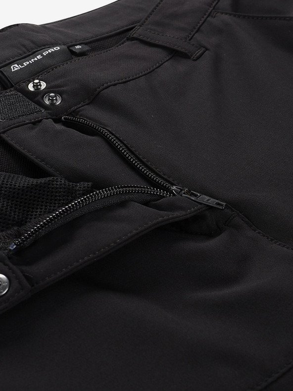 ALPINE PRO Ženske softshell kratke hlače ALPINE PRO BAKA black