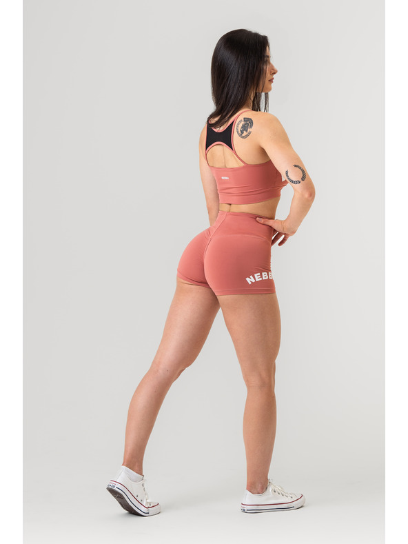 Nebbia Kratke hlače z visokim pasom 5″ GYM HERO 582 Nebbia