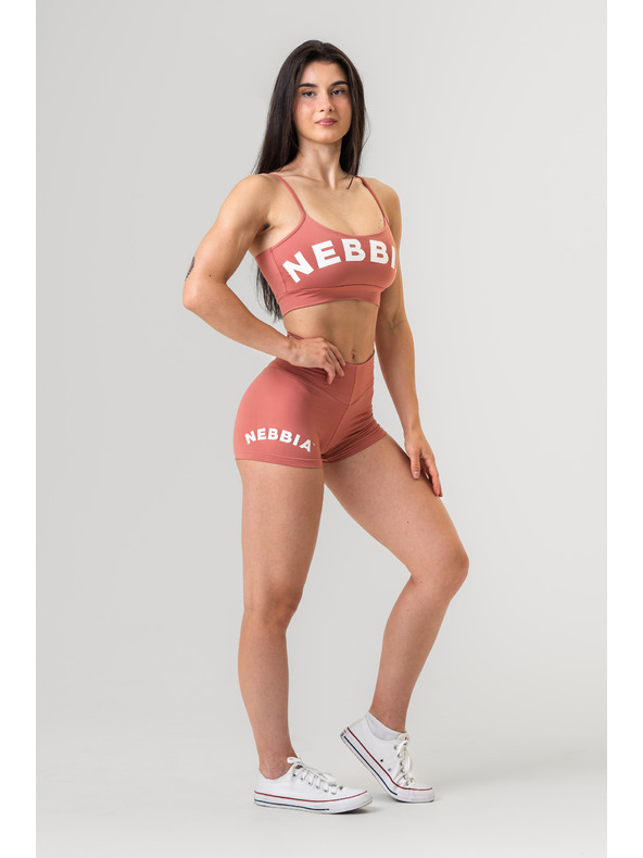 Nebbia Kratke hlače z visokim pasom 5″ GYM HERO 582 Nebbia