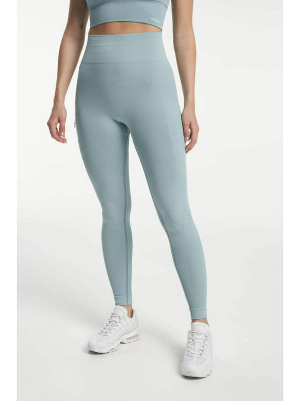 Tenson Ženske brezšivne funkcionalne nogavice TENSON Seamless Tights W svetlo modra