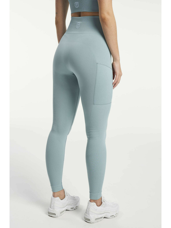 Tenson Ženske brezšivne funkcionalne nogavice TENSON Seamless Tights W svetlo modra