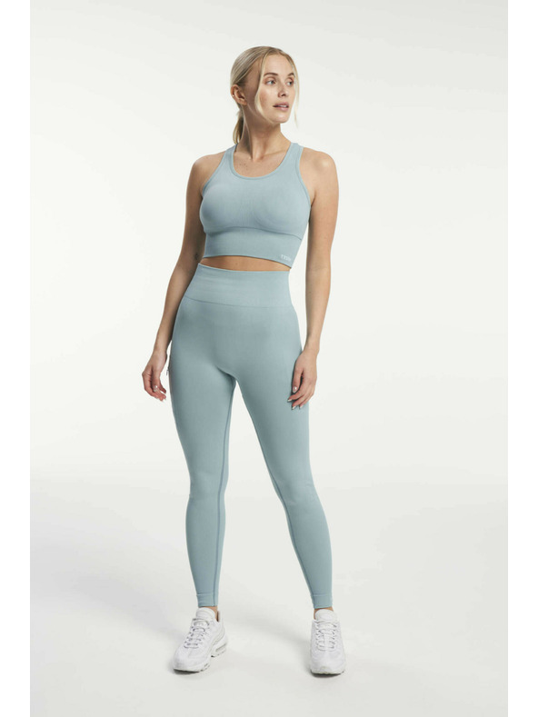 Tenson Ženske brezšivne funkcionalne nogavice TENSON Seamless Tights W svetlo modra