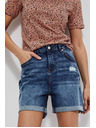 Moodo Modre ženske kratke hlače iz džinsa Moodo