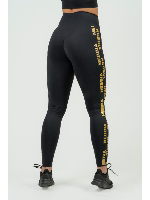 Nebbia NEBBIA INTENSE Iconic Ženske gamaše z visokim pasom 834 Gold Nebbia