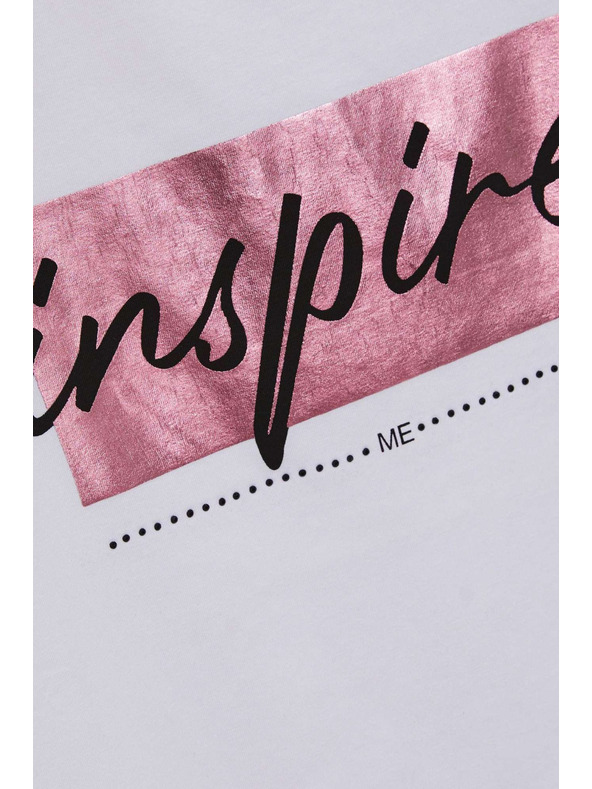 Moodo Ženska majica L-TS-4019 WHITE Moodo