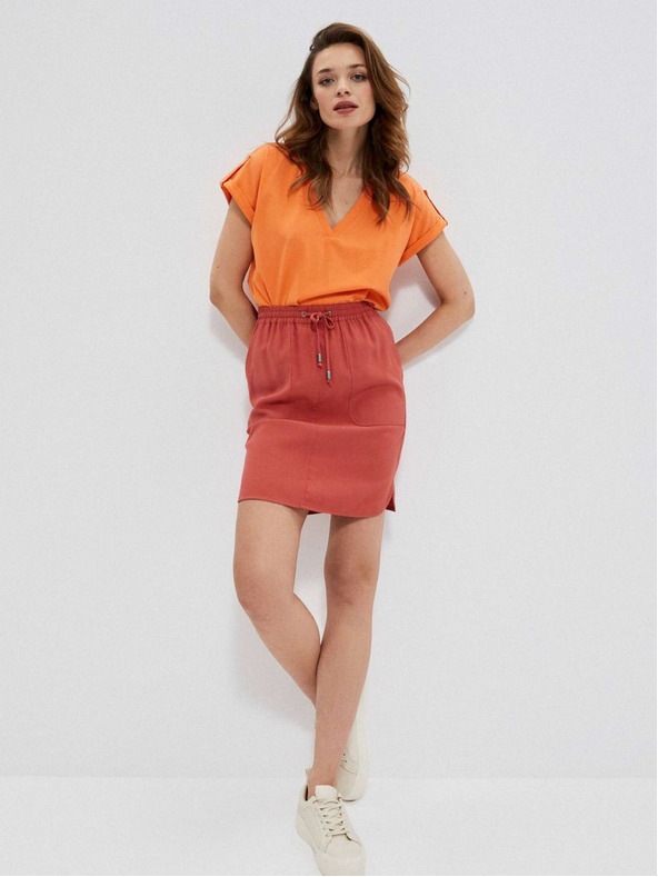 Moodo Oranžna ženska bluza Moodo