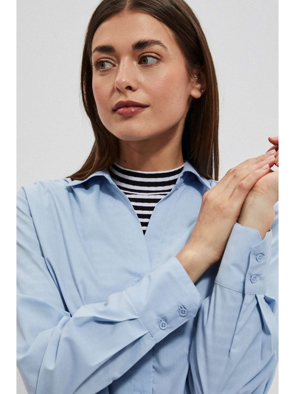Moodo Svetlomodra ženska srajca Moodo