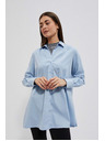 Moodo Svetlomodra ženska srajca Moodo