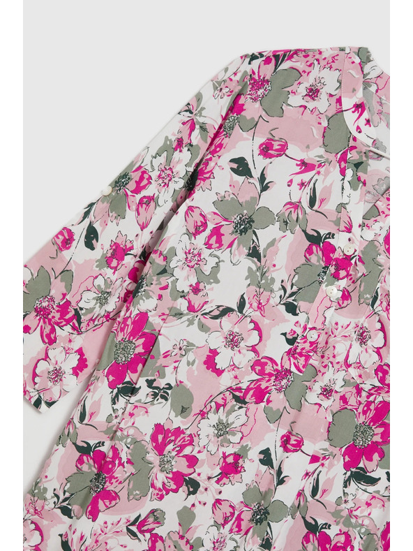 Moodo Ženska cvetlična majica Moodo