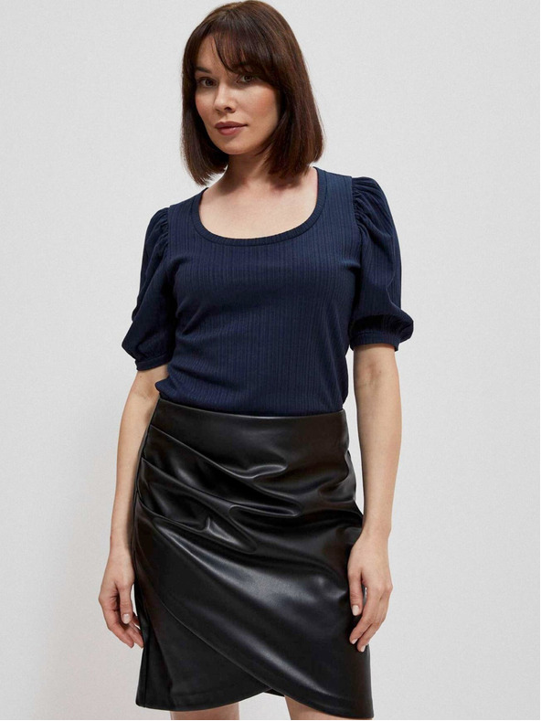 Moodo Temno modra ženska bluza Moodo