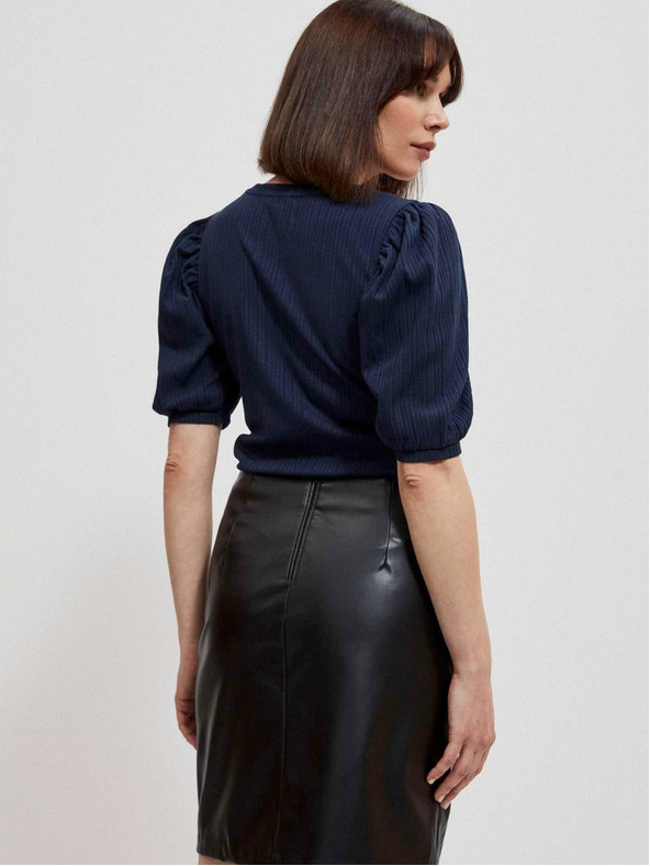 Moodo Temno modra ženska bluza Moodo